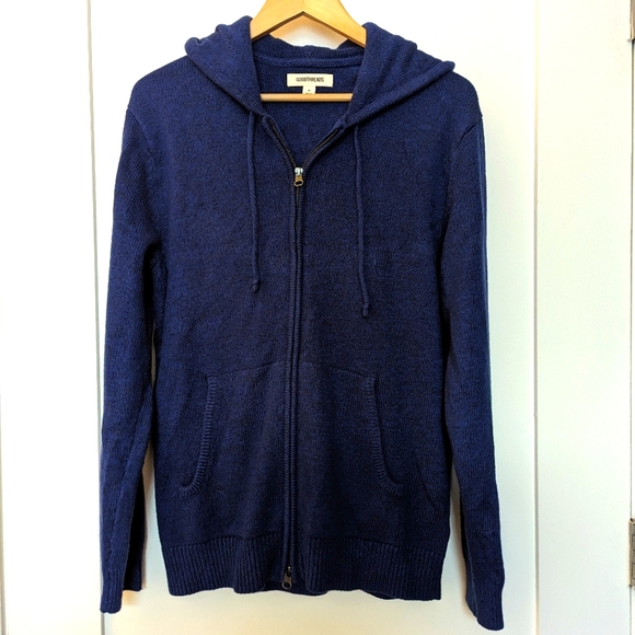 Goodthreads Zip Hoodie Sweater - dark blue - Picture 1 of 5